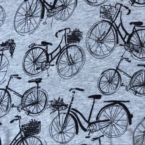 Anthropologie Weekend Tee with Bicycles - Picture 3 of 8